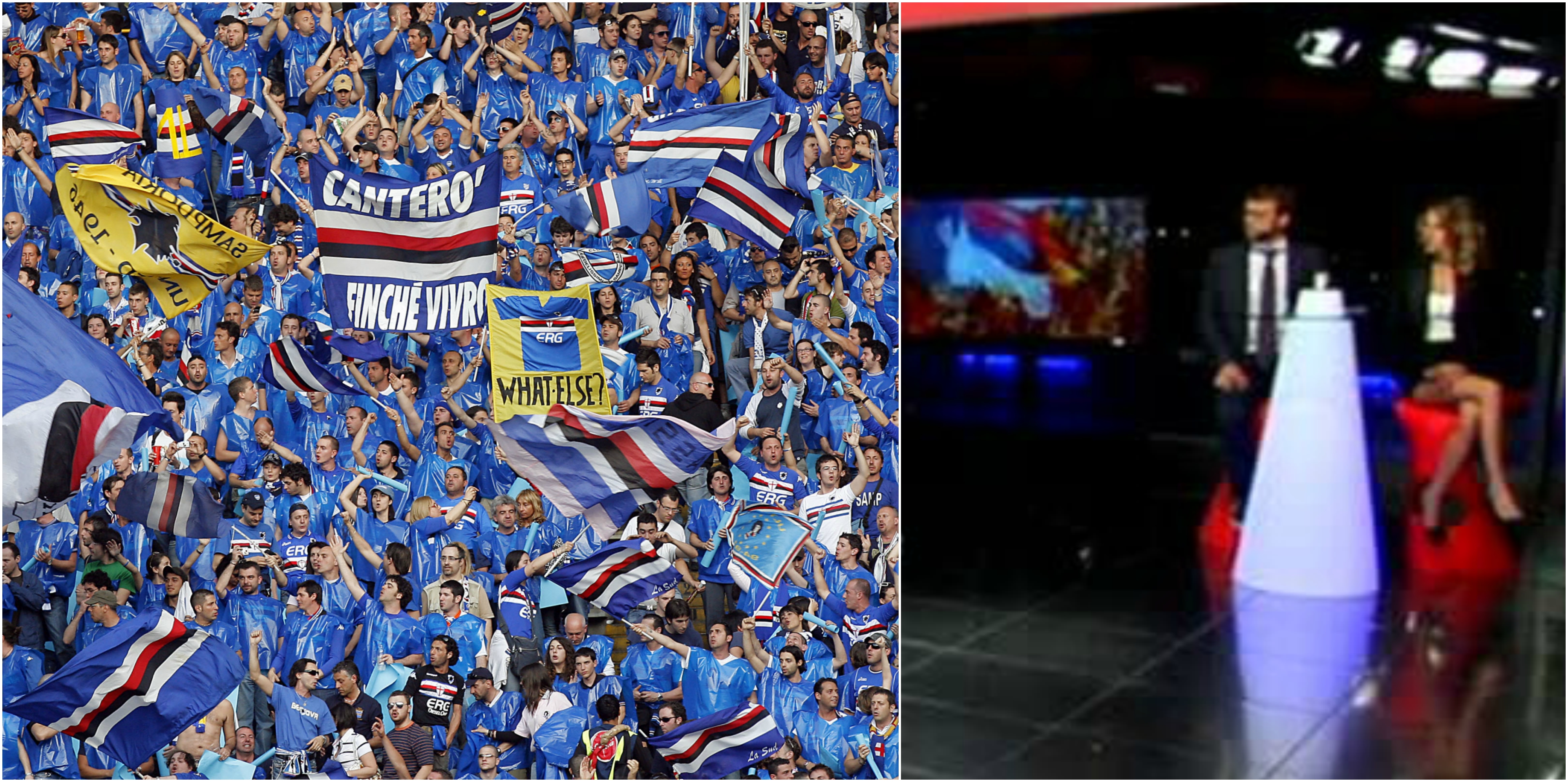 Sampdoria, questa sera torna Gradinata Sud da Terrazza Colombo