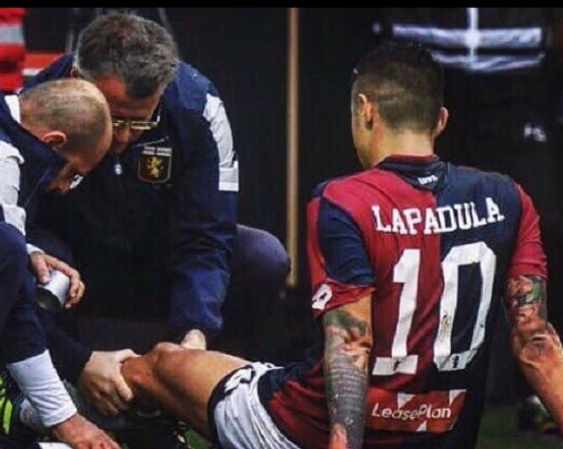 Genoa, Lapadula tornerà a correre in campo ma recupero non è ancora vicino