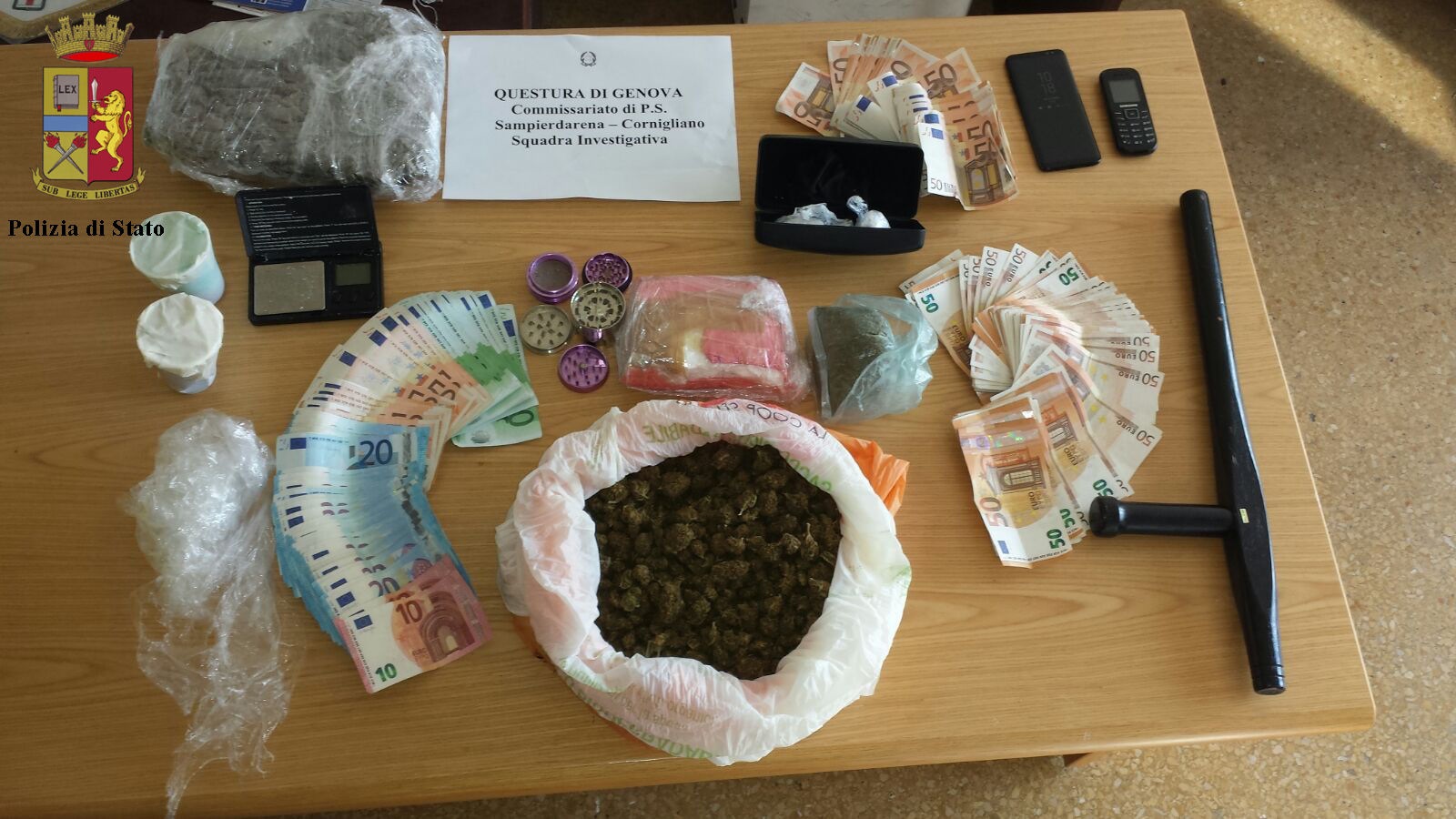 In manette un 27enne albanese, sequestrati due chili di stupefacente 