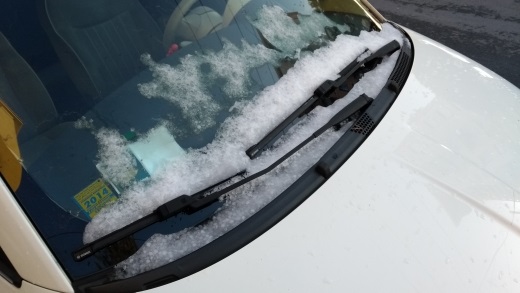 Temperature rigidissime nel ponente ligure e grandinata a Sanremo 