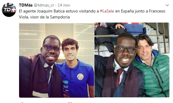 Sampdoria, osservatori blucerchiati hanno seguito la sfida tra Spagna e Costa Rica 