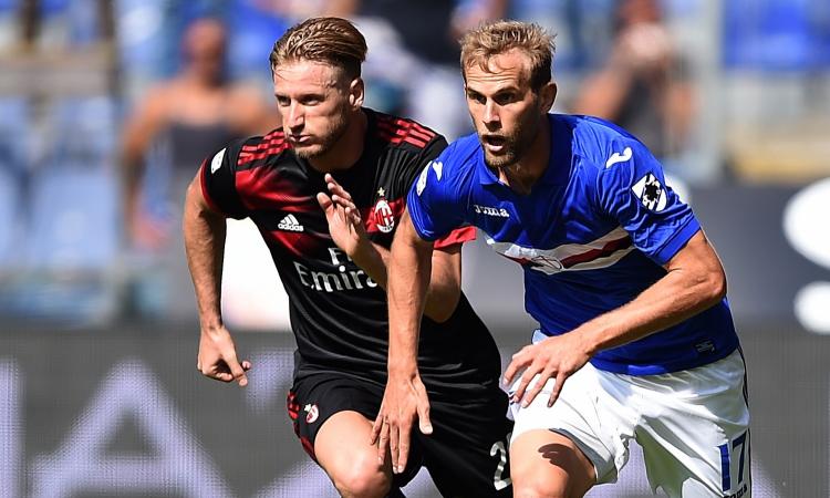 Sampdoria, Strinic continua il suo lavoro individuale di recupero 