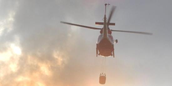Incendio sul monte Guardiabella, ettari di vegetazione in fumo