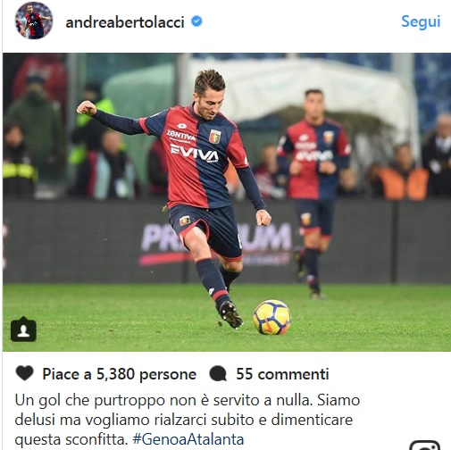 Genoa, Bertolacci: 