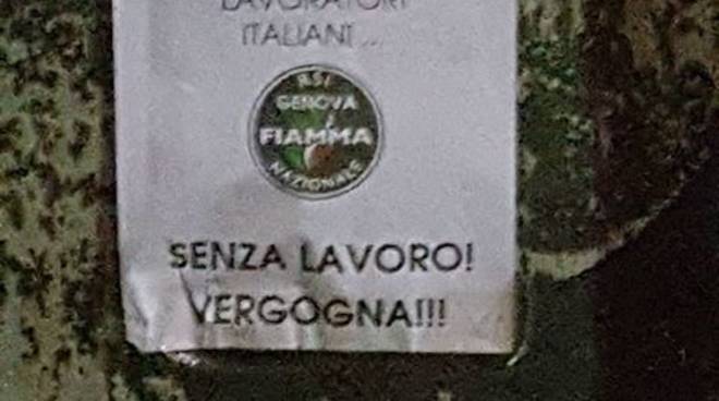 Volantini Rsi contro la Cgil: 