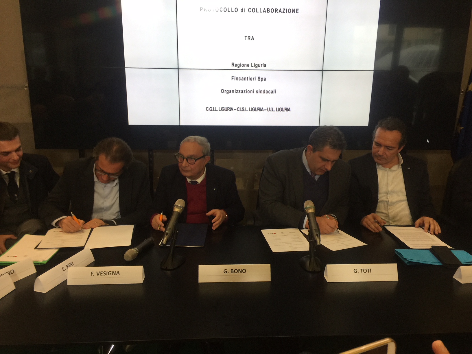 Fincantieri, protocollo per il lavoro: sportelli in cantiere e nuovi tirocini 