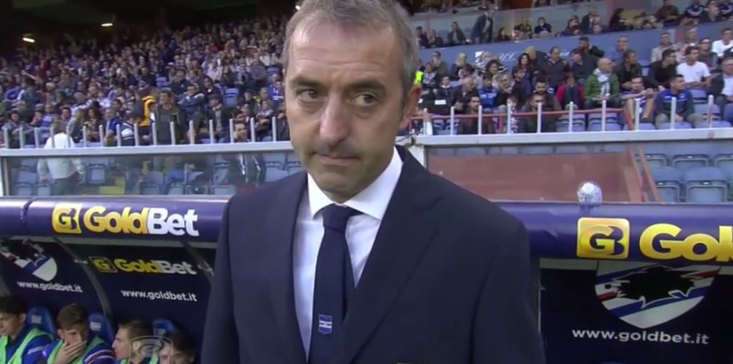 Sampdoria, la stoccata di Giampaolo: 