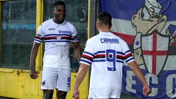 Colpo europeo, la Sampdoria batte l'Atalanta 1-2. Derby decisivo