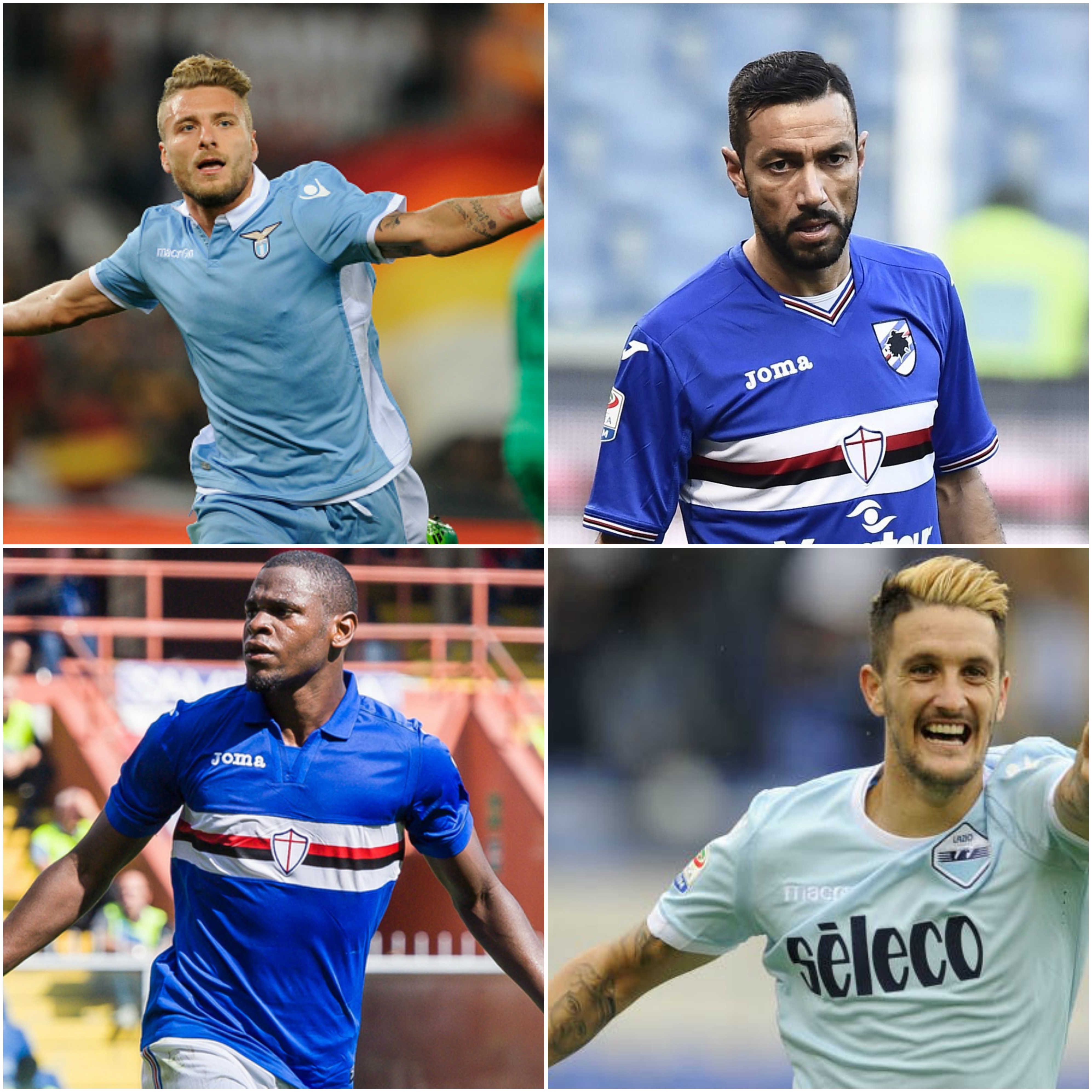 Lazio-Sampdoria, sarà anche la partita dal gol 'facile' e la sfida tra Immobile e Quagliarella 