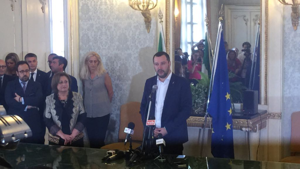 Il ministro Salvini a Genova, Primocanale in diretta streaming