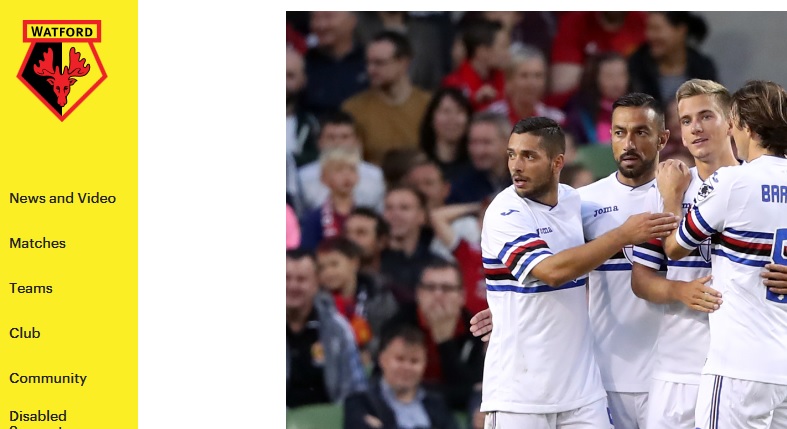 Sampdoria, doppia amichevole ad inizio agosto in Inghilterra con Fulham e Watford 