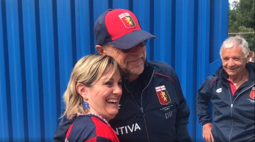 Genoa, a Neustift l'abbraccio dei tifosi a Ballardini