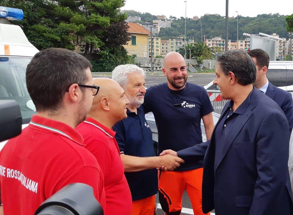 Crollo Ponte Morandi, appuntamento in Piazza De Ferrari il 14 settembre