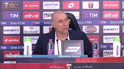 Genoa ko, Ballardini: “Cinque schiaffi meritati, abbiamo sbagliato tutto”