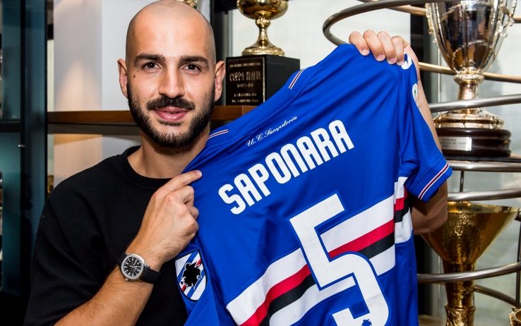 Sampdoria, per Saponare lesione muscolare alla coscia destra