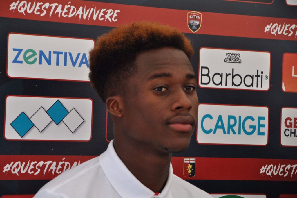 Genoa, per Kouamè fiocco azzurro: è diventato papà di Michael Joah