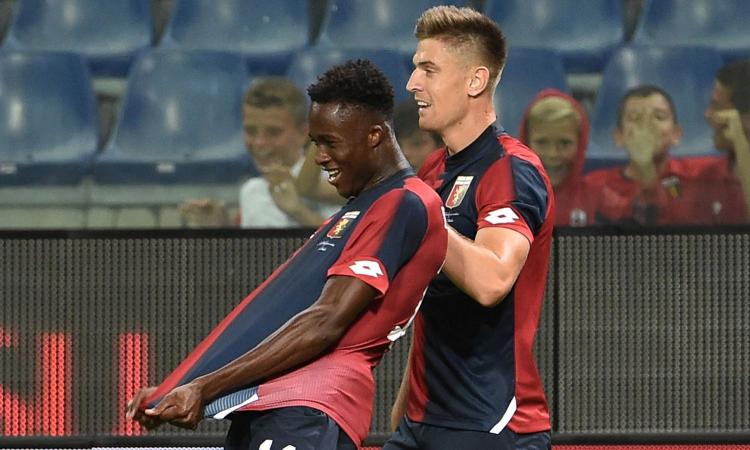 Genoa, allenamento al caldo del Signorini: rientrato Kouamè