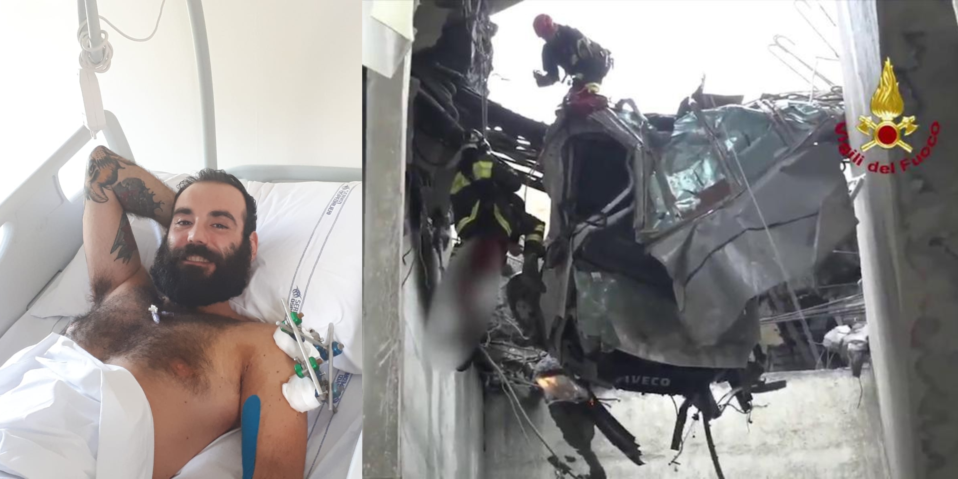 Crollo ponte Morandi, l'ultimo dei feriti sabato lascia l'ospedale 