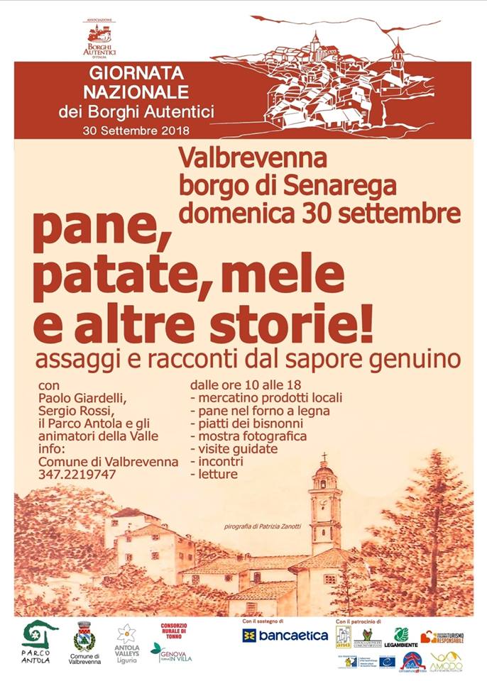 Domenica a Senarega e Gorreto la giornata nazionale dei borghi autentici 