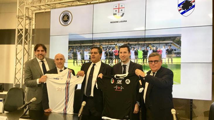 Da Sampdoria e Spezia 20.000 euro per l'emergenza di Ponte Morandi