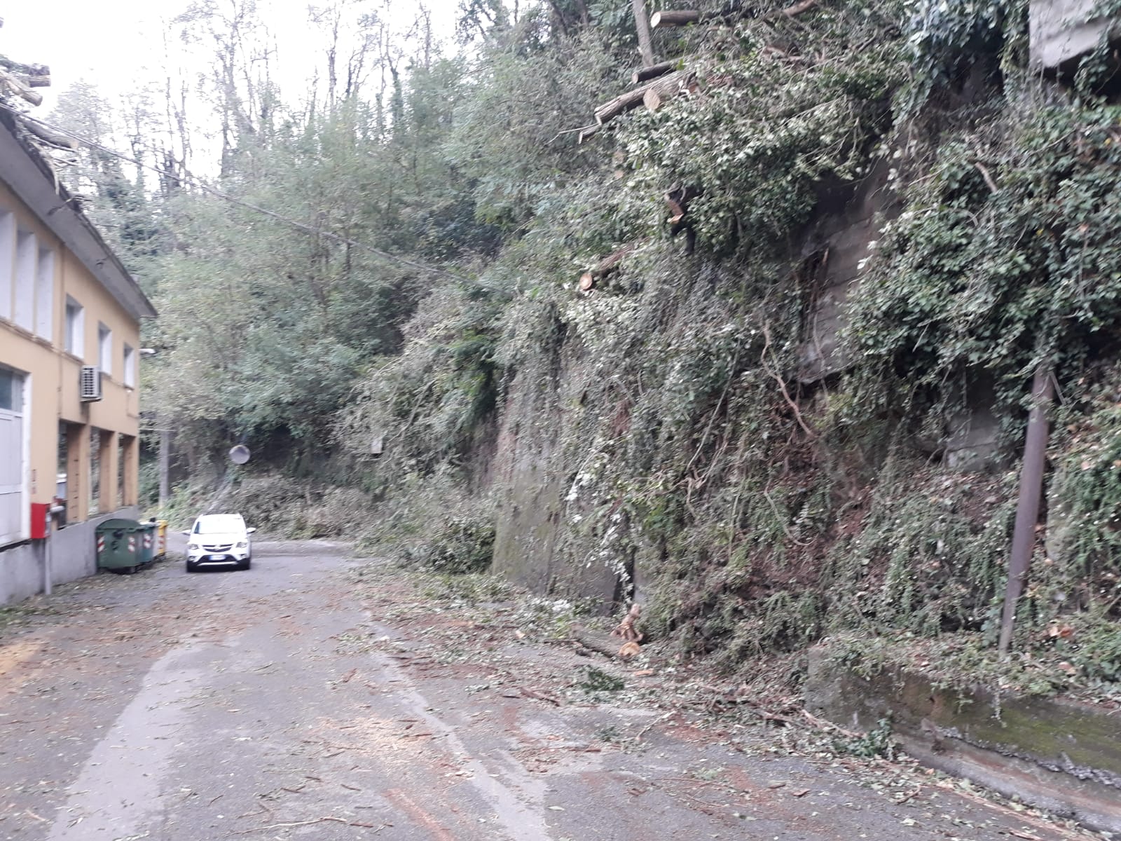 Mele isolata durante il maltempo, l'appello del sindaco: 