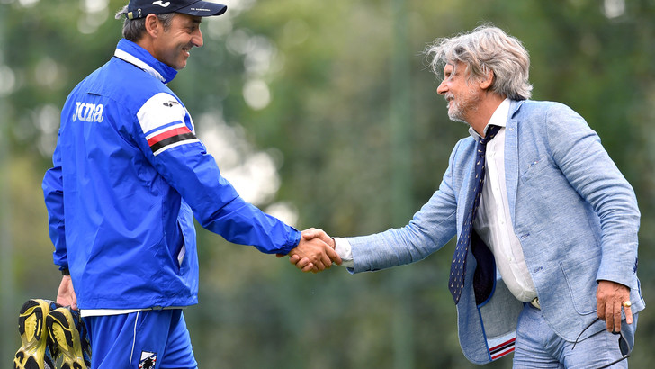 Ferrero a Bogliasco in visita alla Sampdoria, martedì c'è la Spal in Coppa Italia