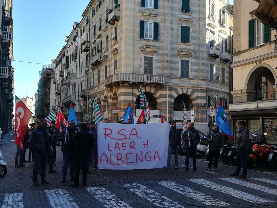 Laerh ferma lo stabilimento, la Fiom Cgil: 