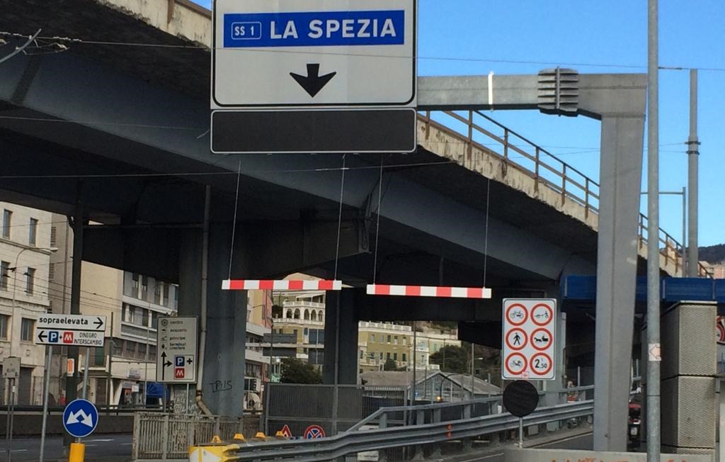Tir in Sopraelevata, installati limitatori di sagoma per impedirne l'accesso