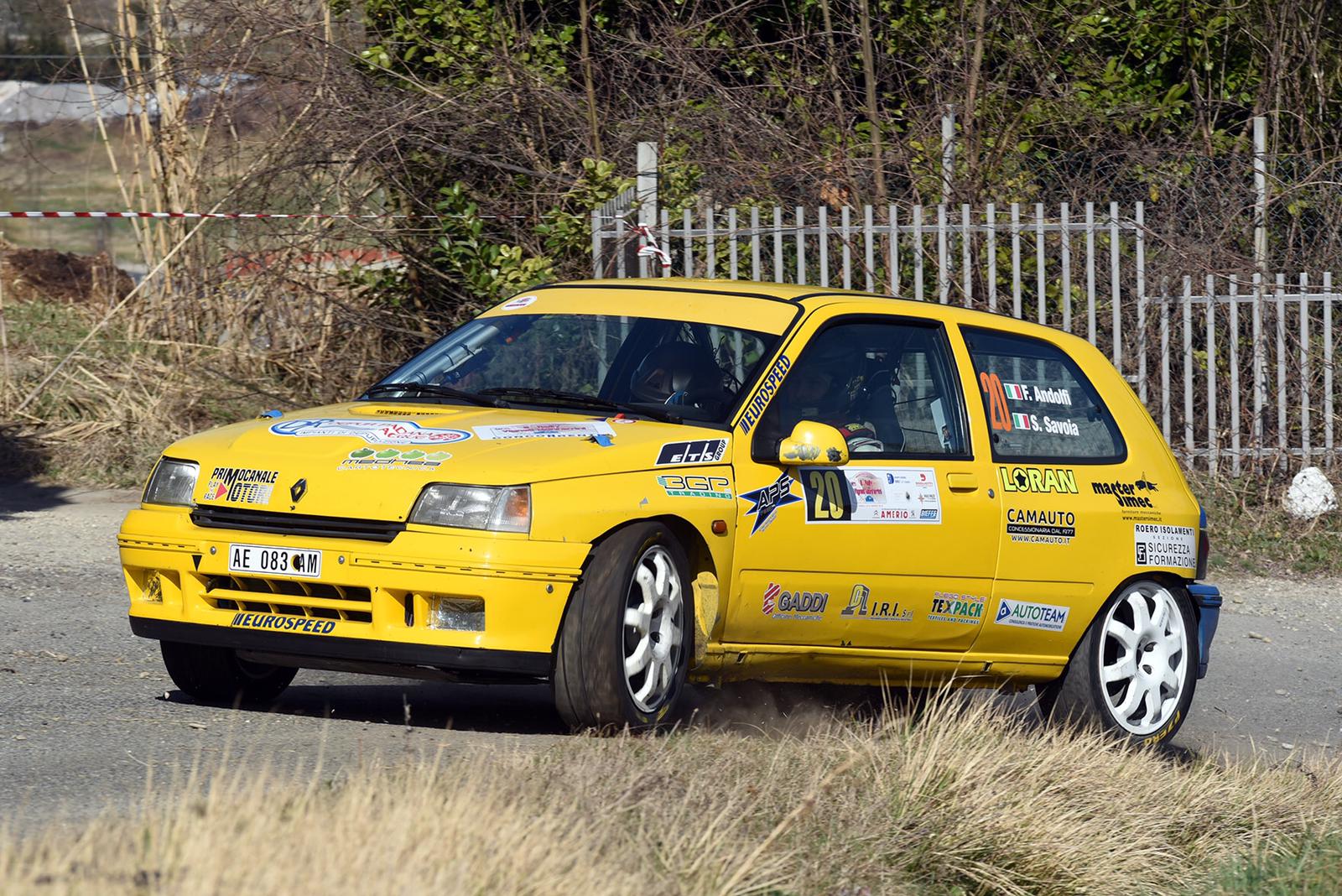 Rally dei Vigneti Monferrini, Fabrizio Andolfi conquista il podio e vince due prove speciali