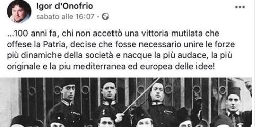 Consigliere inneggia al fascismo, Bucci: 