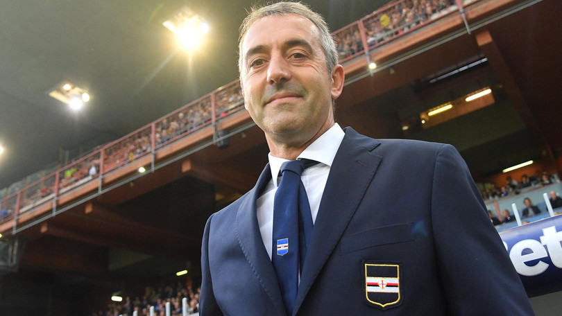 Giampaolo all'incontro con gli arbitri: 