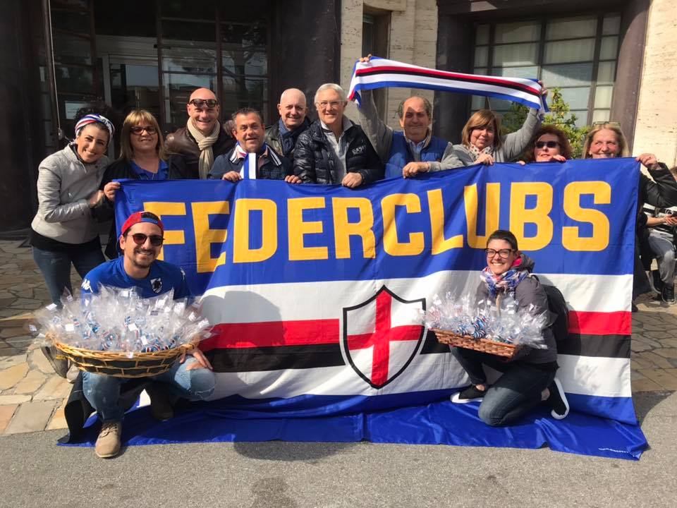 Sampdoria in visita al Gaslini: prima i tifosi della Federclubs, poi la squadra