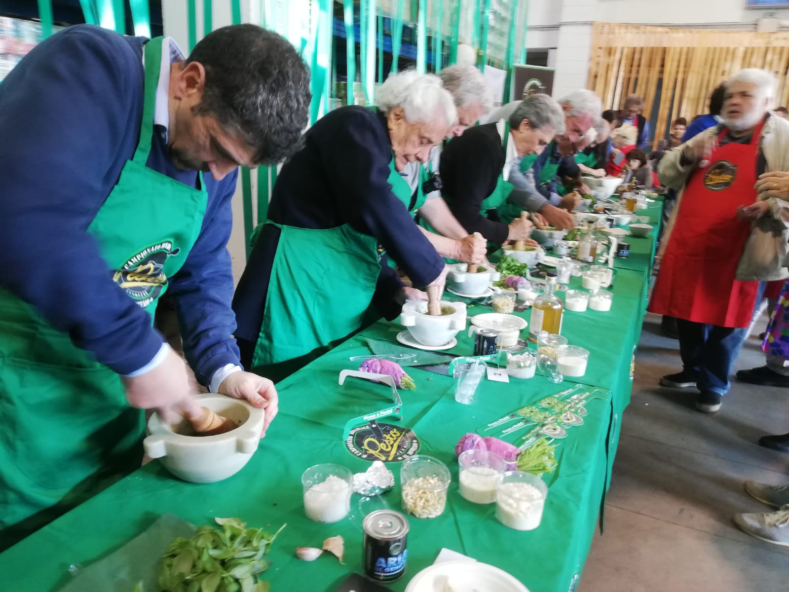 Eliminatorie del Campionato del Mondo di Pesto al Banco Alimentare