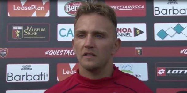 Criscito in lacrime per la salvezza del Genoa: 
