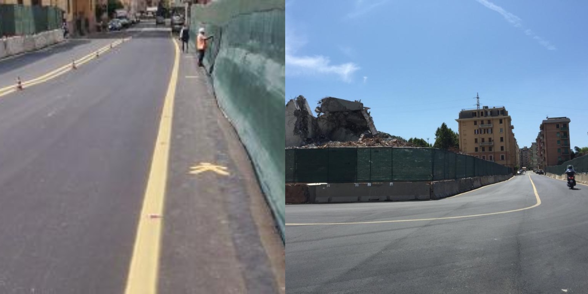Ponte, istituita corsia pedonale in via Porro