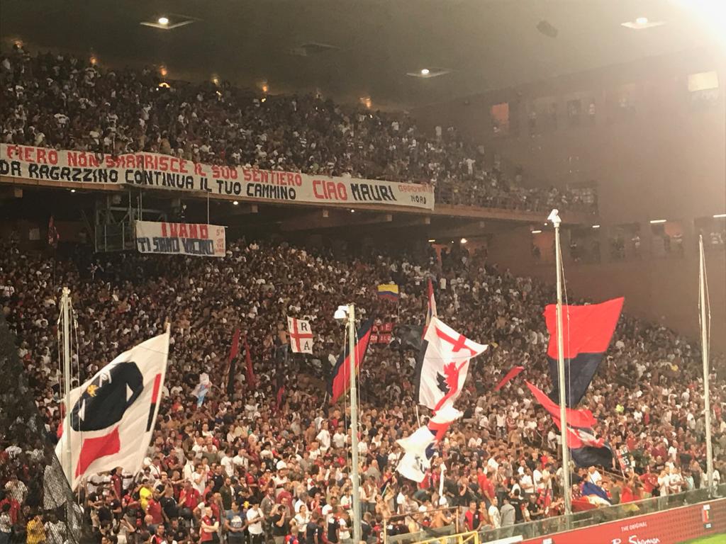Gol di Zapata e Kouame, un super Genoa batte la Fiorentina 2-1 e vola con i suoi tifosi