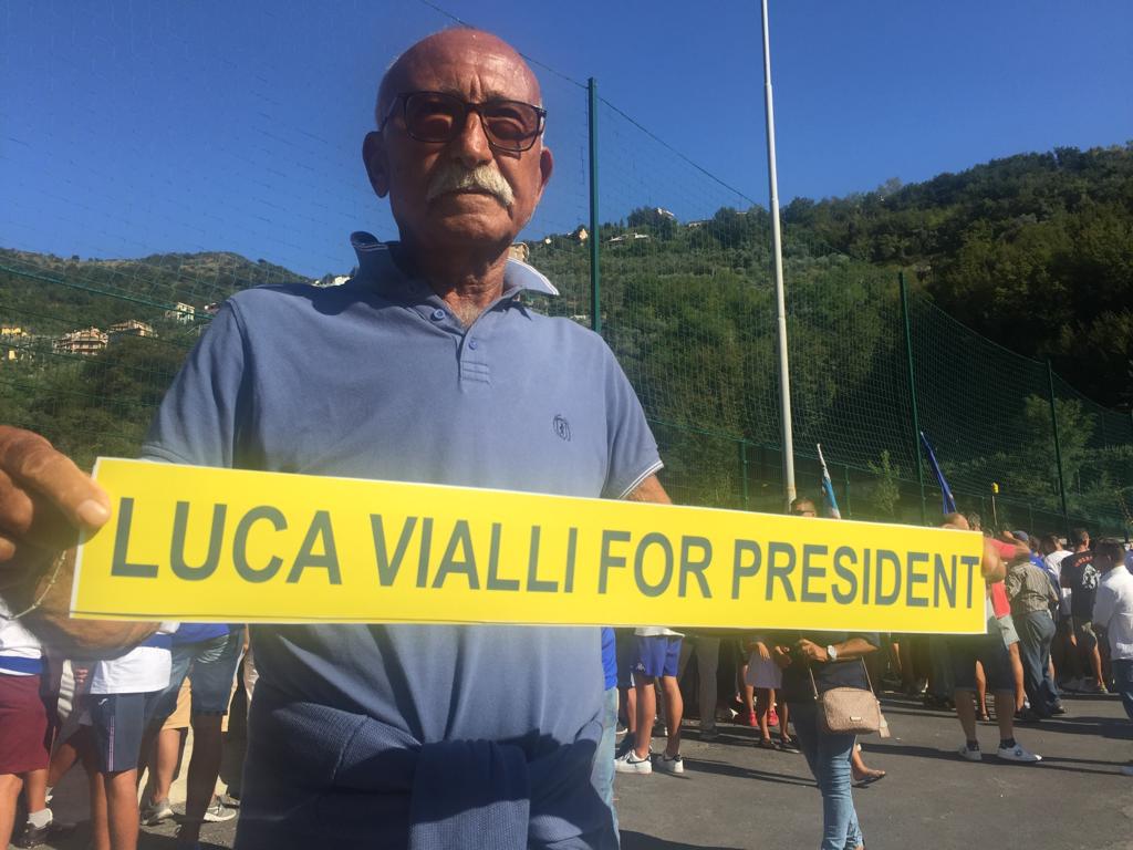 Trecento tifosi della Sampdoria a Bogliasco per sostenere e incoraggiare la squadra