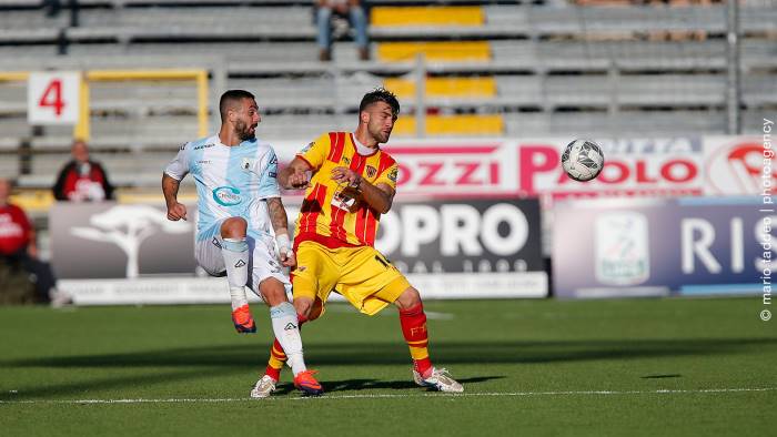 Entella tutta lotta e grinta, a Benevento è 1-1: chiavaresi in zona playoff 