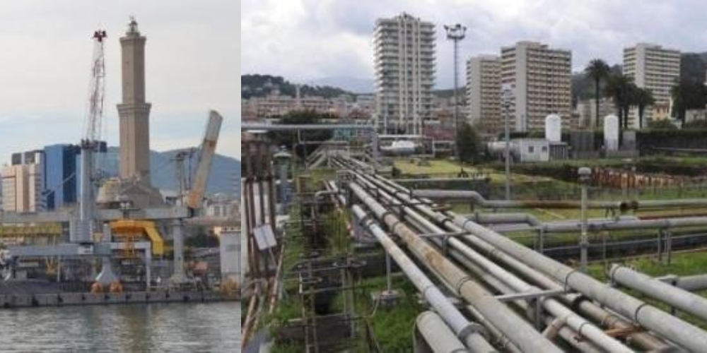 Petrolchimico a Genova, petizione popolare contro i depositi sotto la Lanterna