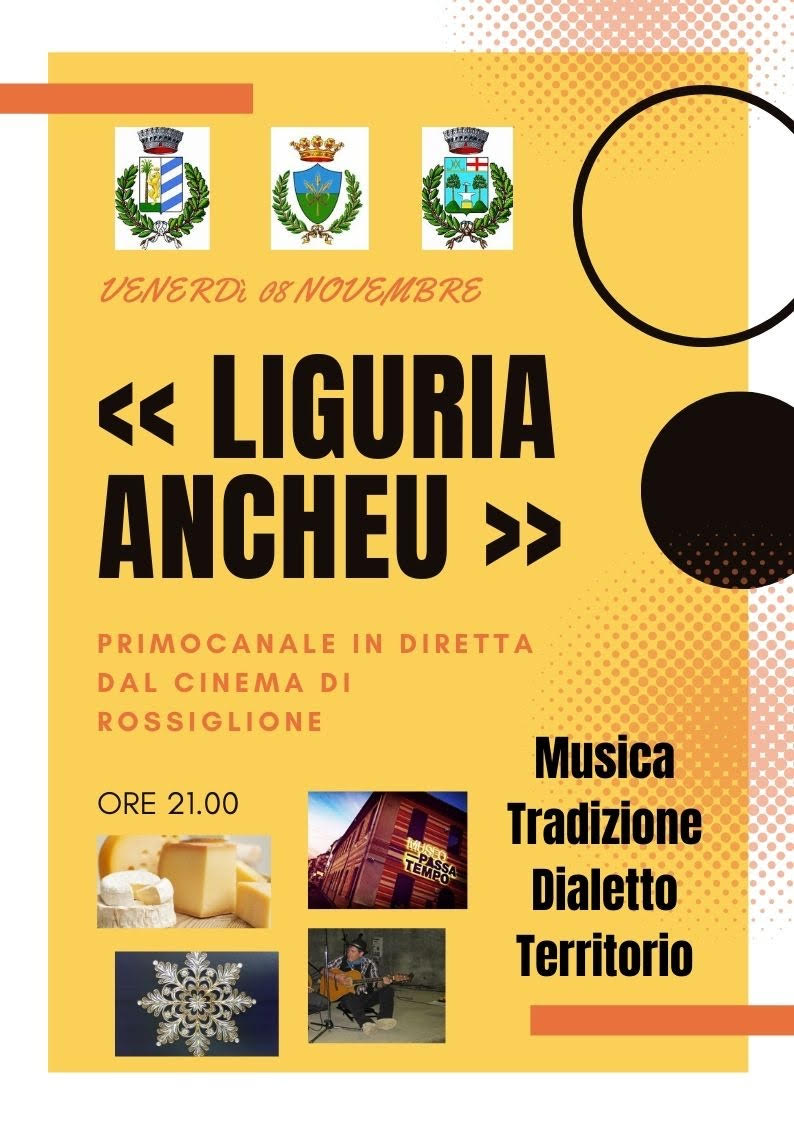 Venerdì Liguria Ancheu in diretta dalla Vallestura: la serata della rinascita