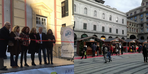 Mercatale, inaugurata a Genova la terza edizione fino al 23 dicembre a De Ferrari 