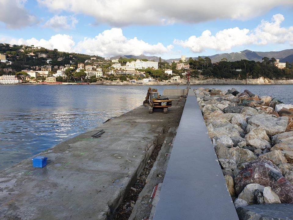 Mareggiata, al via i lavori per il porto di Santa Margherita Ligure