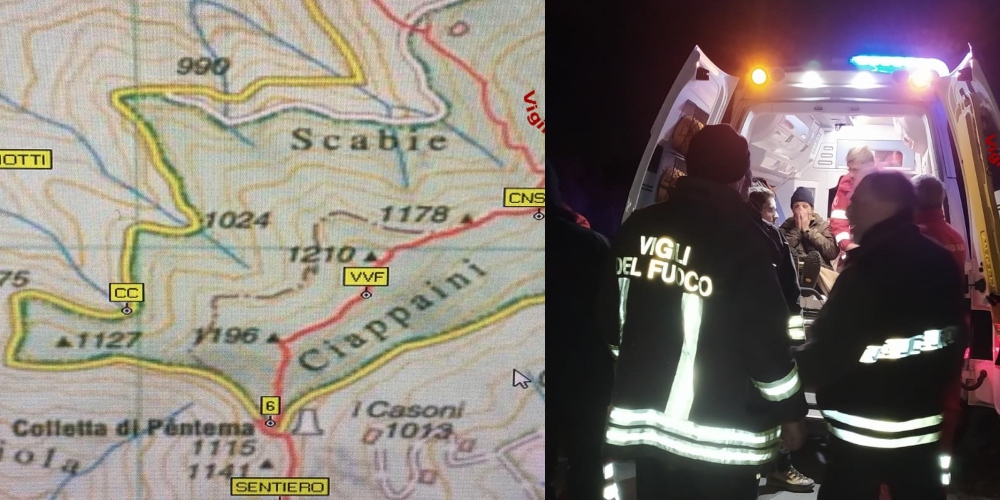 Vuole visitare il presepe di Pentema ma si perde seguendo un percorso trovato su internet