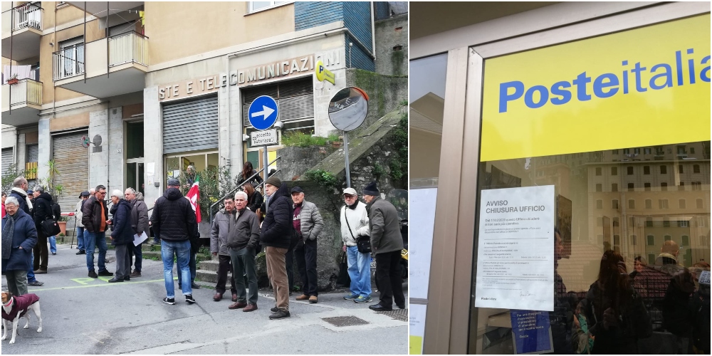 Genova, chiude l'ufficio postale. I residenti in subbuglio: 