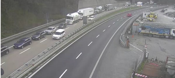 Cantiere sulla A7, traffico in tilt sul nodo autostradale genovese
