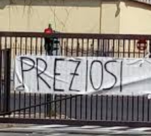 Genoa, biglietti ai laziali: striscione contro Preziosi al Ferraris 