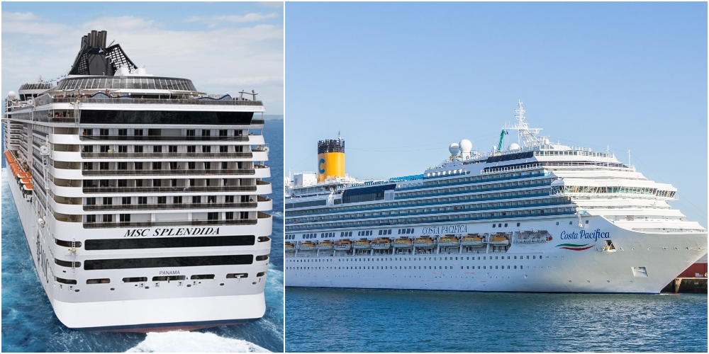 La Splendida a Genova e la Pacifica alla Spezia: 2mila marittimi a bordo