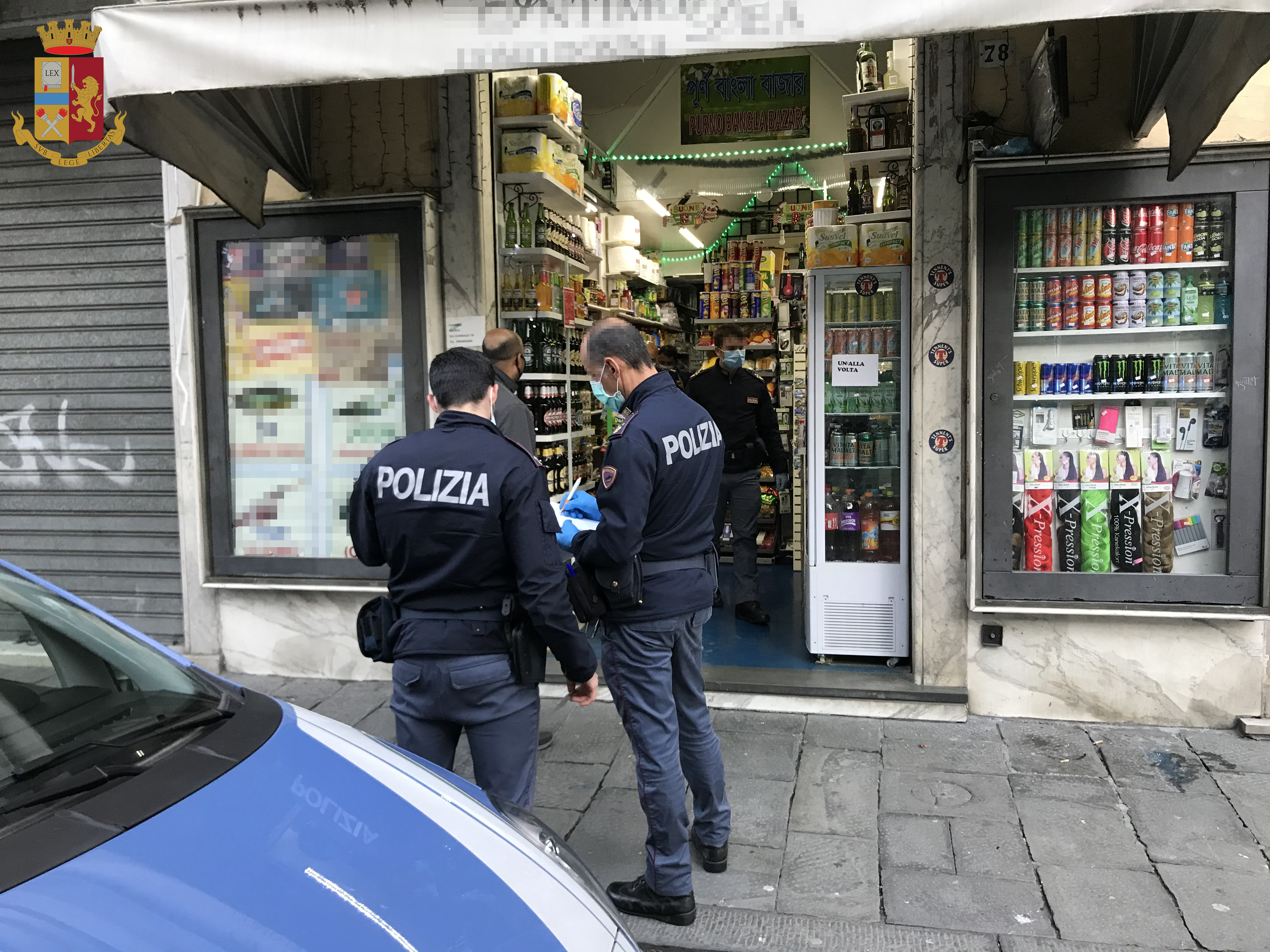 Controlli anti contagio, alla Spezia chiuso market per 5 giorni