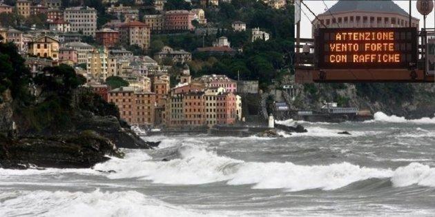 Meteo in Liguria, stop alla pioggia ma ancora vento di burrasca