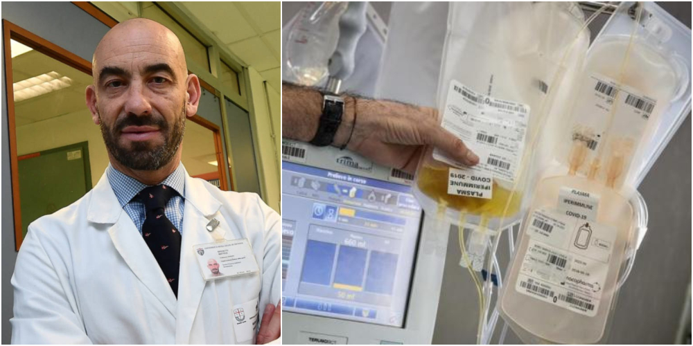 Plasma per curare il Coronavirus, Bassetti frena: 